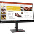 Your go-to professional monitor. Users can enjoy high-speed connectivity by upgrading to the ThinkVision P32p-20 that delivers Ethernet signals via USB-C. This monitors one-cable solution reduces cable clutter. It comes with an array of ports for seamless collaboration including audio, video, power, and USB-C with power delivery. Switch between PCs on-the-fly with the KVM function, controlled using a single pair of a keyboard and mouse.  View every nuance. Added screen real estate on the ThinkVision P32p-20s UHD display, with four times the resolution and clarity than an FHD monitor, lets you view text-heavy documents or large design files with ease. Factory calibrated to display content in its truest form, this monitor has 99% sRGB, BT.709, and DCI-P3 color spaces installed to ensure color consistency throughout, delivering vibrant and striking image quality. Lenovo exclusive ThinkColor software lets you effortlessly adjust advanced display settings using the mouse, enhancing efficiency and user experience.  Delivering exceptional user experience. Tilt, lift, pivot, and swivel functionality allows you to adjust the monitor to best suit your style. Organize and declutter your desk space with cable management, a minimized square base, and an integrated phone holder. Additionally, its VESA mount capability lets you optimize space available in the office. Work effortlessly for extended hours with minimal eyestrain.  EPEAT Gold certified - reduced environmental impact from multiple eco-attributes. Ranked in three tiers: Bronze, Silver or Gold.  Energy efficient - designed to use less energy than alternative products, potentially helping you save money and reduce your carbon footprint.