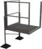 TRI-ARC URTTP30 3-Step Aluminum Turn Platform: 500 lb Capacity, 36" Wide, 40" Deep, 30" High