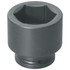 Williams JHW8-6108 Impact Sockets; Socket Size (Decimal Inch): 3.375 ; Number Of Points: 6 ; Drive Style: Square ; Overall Length (mm): 120.6mm ; Material: Steel ; Finish: Black Oxide