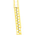 Vestil ATS-12-68 Steel Wall Mounted Ladder: 185-5/8" High, 20 Steps, 350 lb Capacity