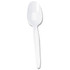 DIXIE FOODS Dixie TH207  Heavyweight Utensils, Teaspoons, White, Box Of 100 Teaspoons