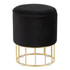 LUMISOURCE, LLC LumiSource OT-CANARY AUVBK  Canary Storage Ottoman, Gold/Black