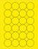 Tape Logic LL196YE Label Maker Label: Fluorescent Yellow, Paper, 1-21/32" OAL, 2,400 per Roll