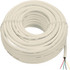 AUDIOVOX ELECTRONICS CORP TP003R RCA TP003N Phone Cable - 50 ft Phone Cable for Phone - First End: Bare Wire - Second End: Bare Wire - Ivory