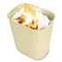 RUBBERMAID COMMERCIAL PROD. 254300BG Fiberglass Wastebasket, 7 gal, Fiberglass, Beige