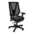 ANTHRO INTERNATIONAL, INC. DBA SITMATIC Sitmatic GM32SNPC7K/21501  GoodFit Mesh Synchron Small-Scale High-Back Chair With Adjustable Arms, Black Polyurethane/Black