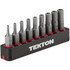 Tekton DZX93004 Screwdriver Bit Sets; Set Type: Security Hex ; Tip Type: Hex ; Container Type: Plastic Holder ; Point Type: Tamperproof Hex ; Drive Size: 0.25 ; Hex Size (Inch - 0 Decimals): 1/4