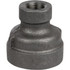 USA Industrials ZUSA-PF-20396 Black Pipe Fittings; Fitting Type: Reducing Coupling ; Fitting Size: 1-1/2" x 1" ; End Connections: NPT ; Material: Iron ; Classification: 300 ; Fitting Shape: Straight