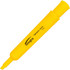 INTEGRA INC 30004 Integra Chisel Desk Liquid Highlighters - Chisel Marker Point Style - Yellow Water Based Ink - Yellow Barrel - 1 Dozen