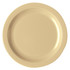 CAMBRO MFG. CO. Cambro 10CWNR133  Camwear Round Dinnerware Plates, 10in, Beige, Set Of 48 Plates