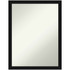 UNIEK INC. Amanti Art A42705545792  Narrow Non-Beveled Rectangle Framed Bathroom Wall Mirror, 26in x 20in, Avon Black