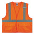 TENACIOUS HOLDINGS, INC. ergodyne® 21179 GloWear 8225HL Class 2 Standard Solid Hook and Loop Vest, Polyester, Orange, 4X-Large/5X-Large