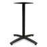 HON COMPANY BTX30SCBK Between Seated-Height X-Base for 30" to 36" Table Tops, 26.18w x 29.57h, Black