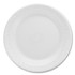 DART 6PWQR Quiet Classic Laminated Foam Dinnerware Plates, 6" dia, White, 125/Pack, 8 Packs/Carton