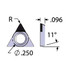 Scientific Cutting Tools ATP2071PCD Boring Insert: ATP2071 PCD, Polycrystalline Diamond