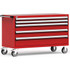 Rousseau Metal R5BKE-3023-081 Steel Tool Roller Cabinet: 5 Drawers