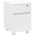 BOAHAUS LLC 4301-23 Boahaus Osaka 18inD Vertical 2-Drawer Mobile File Cabinet, White