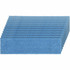 RUBBERMAID 2132427  Commercial Adaptable Flat-Mop Microfiber Pad, 19-1/2in x 5-1/2in, Blue