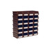 Triton Products 3-220BR Plastic Hopper Stacking Bin: Brown, 6-3/4 x 2-13/16 x 3-9/16"