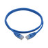 TRIPP LITE N261-S04-BL  Cat6a 10G Snagless Molded Slim UTP Ethernet Cable (RJ45 M/M) Blue 4 ft. (1.22 m)