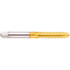 Regal Cutting Tools 008151AS25 Straight Flutes Tap: #6-32, UNC, 3 Flutes, Plug, 2B, High Speed Steel, TiN Finish