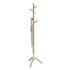 SAFCO PRODUCTS 4265WH Resi Standing Coat Tree, 6 Hook, 17.25w x 17.25d x 69.5h, White