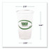 ECO-PRODUCTS,INC. EP-CC20-GS GreenStripe Renewable and Compostable Cold Cups, 20 oz, Plastic, Clear, 50/Pack, 20 Packs/Carton