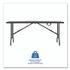 ICEBERG ENTERPRISES 65467 IndestrucTable Classic Bi-Folding Table, Rectangular, 30" x 72" x 29", Charcoal