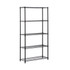 HONEY-CAN-DO INTERNATIONAL, LLC Honey Can Do SHF-01442 Honey-can-do SHF-01442 5-Tier Industrial Shelving Holds 200-Pounds Per Shelf, 72-Inch, Black - 5 Tier(s) - 72in Height x 14in Width36in Length - Floor - Durable, Adjustable Shelf, Rust Resistant 