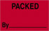 Tape Logic DL1178 Label Maker Label: Fluorescent Red, Paper, 2" OAL, 2" OAW, 500 per Roll, 1 Roll