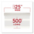 WILSON JONES CO. GBC® 3000004 NAP-Lam I Roll Film, 1.5 mil, 25" x 500 ft, Gloss Clear, 2/Box