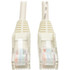 TRIPP LITE N001-010-WH Eaton Tripp Lite Series Cat5e 350 MHz Snagless Molded (UTP) Ethernet Cable (RJ45 M/M), PoE - White, 10 ft. (3.05 m) - Patch cable - RJ-45 (M) to RJ-45 (M) - 10 ft - UTP - CAT 5e - molded, snagless, stranded - white