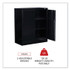 ALERA CME4218BK Standard Assembled Storage Cabinet, 36w x 18d x 42h, Black