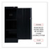 ALERA CME4218BK Standard Assembled Storage Cabinet, 36w x 18d x 42h, Black