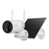 ADESSO INC Gyration® CYBRVIEW3010 Cyberview 3010 3MP Smart Wifi Bullet Camera with Solar Panel, 2304 x 1296 Pixels