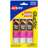 Make sure your arts & crafts and school projects stick and stay together with Avery glue sticks. Permanent glue bonds to a variety of surfaces.  Lift the cap and twist the base for easy application.  Glue goes on smoothly minimizing any clumping or wrinkling.  The adhesive washes easily off hands and clothing.  Non-toxic acid free glue is photo safe and safe for children to use in classrooms and at home.  ACMI Certified AP Nontoxic. For detailed information see www.acmiart.org.  Conforms to ASTM D4236 standards. For detailed information see www.astm.org.  Less harsh chemicals - made with fewer harsh chemicals, or safer chemicals than typical alternatives, helping  reduce your use of and exposure to substances that may be more harmful to your health and the environment.