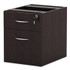 ALERA VA552222ES Alera Valencia Series Hanging Pedestal File, Left/Right, 2-Drawers: Box/File, Legal/Letter, Espresso, 15.63" x 20.5" x 19.25"
