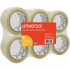 UNIVERSAL UNV63120 Pack of (6) Rolls 48mm x 100m Clear Box Sealing & Label Protection Tape