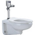 Zurn Z.WC1.S.TM Toilets; Bowl Shape: Elongated ; Flush Style: Single Flush ; Flush Handle: Top Button ; Toilet Type: Wall Mounted Toilet ; Includes Seat: Yes ; Insulated Tank: No