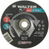 WALTER Surface Technologies 08C700 Depressed Grinding Wheel:  Type 27,  7" Dia,  1/4" Thick,  7/8" Hole,  Aluminum Oxide