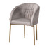 WHOLESALE INTERIORS, INC. Baxton Studio 2721-11777  Ballard Dining Chair, Gold/Gray