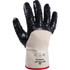 SHOWA 7066R-10 Work & General Purpose Gloves; Glove Type: General Purpose ; Application: Guttering Water Sewage Treatment ; Glove Material: Nitrile/Cotton ; Lining Material: Cotton Jersey ; Back Material: Cotton Jersey ; Cuff Material: Cotton Jersey