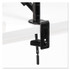 FELLOWES MFG. CO. 8038201 Designer Suites Flat Panel Monitor Arm, 180 Degree Rotation, 45 Degree Tilt, 360 Degree Pan, Black, Supports 20 lb