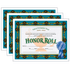 EDUCATORS RESOURCE H-VA512-3 Hayes Certificates, 8-1/2in x 11in, Honor Roll, 30 Certificates Per Pack, Set Of 3 Packs