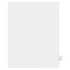 AVERY PRODUCTS CORPORATION Avery 82186  Allstate-Style 30% Recycled Collated Legal Exhibit Dividers, 8 1/2in x 11in, White Dividers/White Tabs, X, Pack Of 25 Tabs