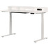 SOUTH SHORE IND LTD 13343 South Shore Majyta Electric 60inW Adjustable-Height Standing Desk, Pure White