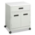 SAFCO PRODUCTS 1870GR Steel Machine Stand with Pullout Drawer, Engineered Wood, 3 Shelves, 1 Drawer, 25" x 20" x 29.75", Gray