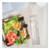 WNA, INC. EPS005 EcoSense Renewable PSM Wrapped Cutlery Kit, Fork/Knife/Napkin/Spoon, Plastic, White, 250/Carton