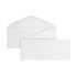 OFFICE DEPOT ODP77196  Brand Envelopes, 4-1/8in x 9-1/2in, Gummed Seal, White, Box Of 100