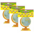 EDUCATORS RESOURCE TCR8641-3 Teacher Created Resources Accents, Travel The Map Globes, 30 Pieces Per Pack, Set Of 3 Packs